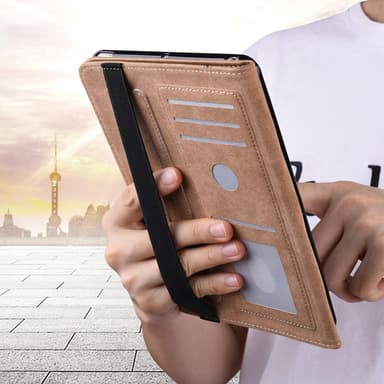 For iPad 10.2 (2021)/(2020)/(2019) Sammenleggbart deksel - Svart