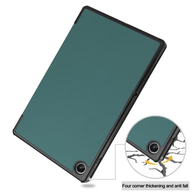 Tri-fold Deksel til Lenovo Tab M10 Plus Gen 3 - Grønn