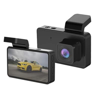 3-tommers bildashbordkamera 1080P Full HD-opptak