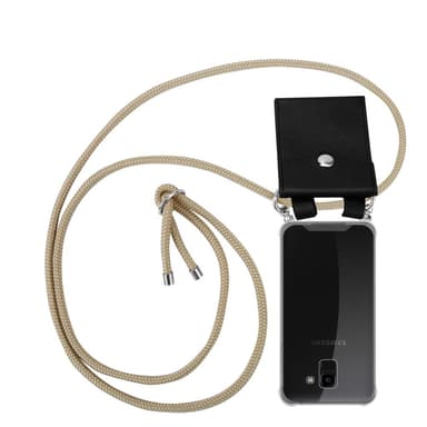 Samsung Galaxy J6 2018 Deksel med Halskjede (brun)