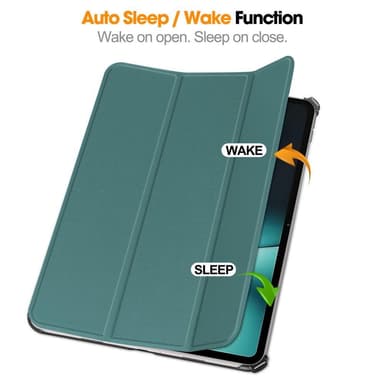 Slim Fit Dekselveske til OnePlus Pad Auto Wake/Sleep - Grønn