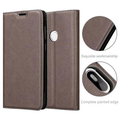 lommebokdeksel BQ Aquaris C case (brun)