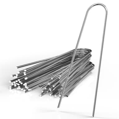 Jordanker 50x Jordspiker 150 x 25 x 2,9 mm (sølv)