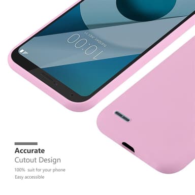 LG Q6 / G6 MINI silikondeksel cover (rosa)