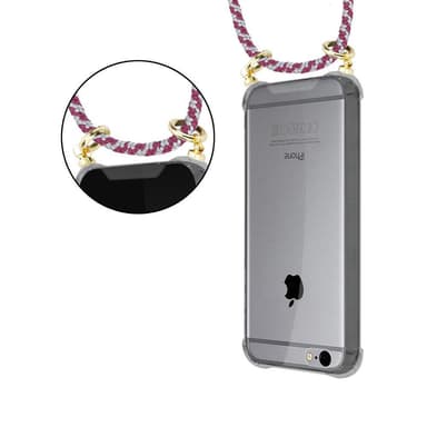 iPhone 6 PLUS / 6S PLUS Deksel med Halskjede (rød)