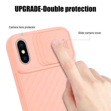 iPhone XR silikondeksel case (rosa)