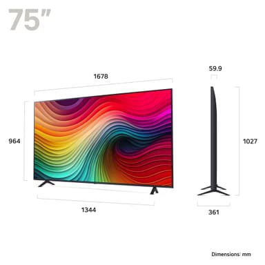 LG 75" NANO 81 4K NanoCell TV (2024)