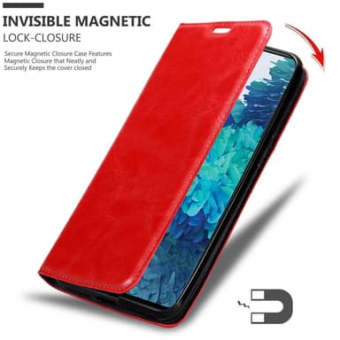 Samsung Galaxy S20 FE lommebokdeksel case (rød)