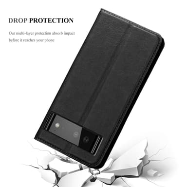 lommebokdeksel Google PIXEL 6 case (svart)