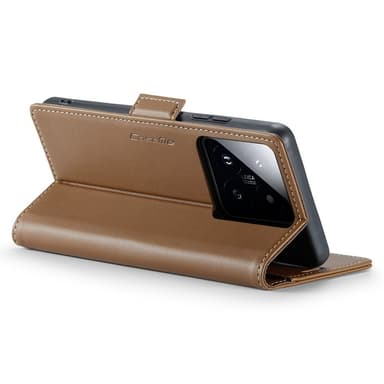 CASEME Lommebok-deksel Xiaomi 14 - Brun