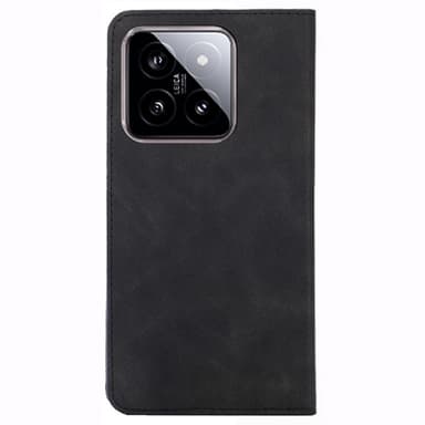 Til Xiaomi 14 Deksel Lommebok-deksel Svart