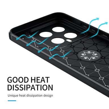 Til Xiaomi 14 TPU Deksel Med Fingerring - Svart