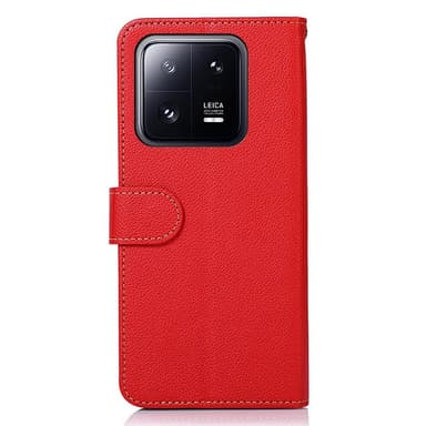 KHAZNEH Lommebok-deksel til Xiaomi 14 - Rød/Svart