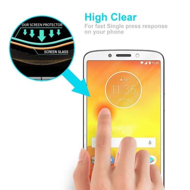 Motorola MOTO E5 / G6 PLAY Skjermbeskytter Skärmskydd