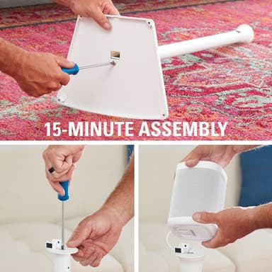 SANUS Gulvstativ for Sonos One SL Play:1 Play:3 Par Hvit