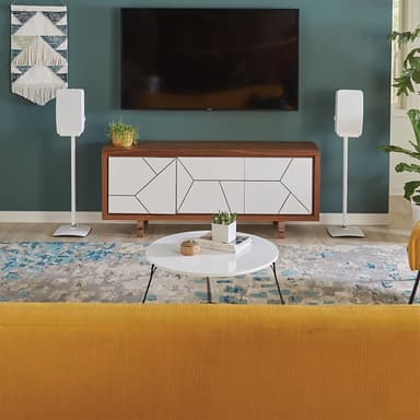 SANUS Gulvstativ for Sonos Play:5 Hvit