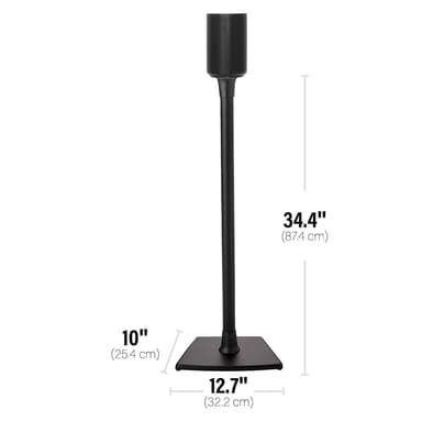 SANUS Gulvstativ for Sonos Era 100 Single Svart