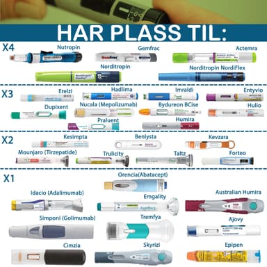 Voyager - Reisekjøleskap for insulin og andre medisiner i behov av kjøling