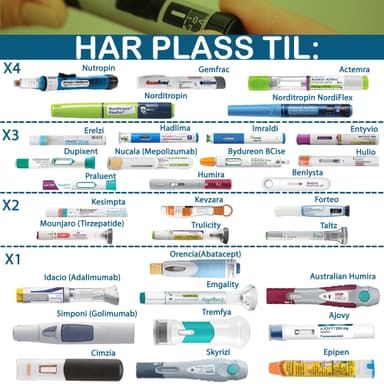 Explorer - 72 timers 3-i-1 reisekjøler for insulin og andre medisiner