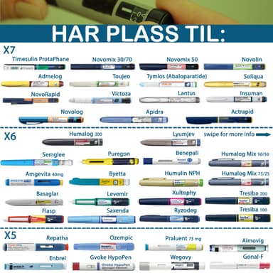 Explorer - 72 timers 3-i-1 reisekjøler for insulin og andre medisiner