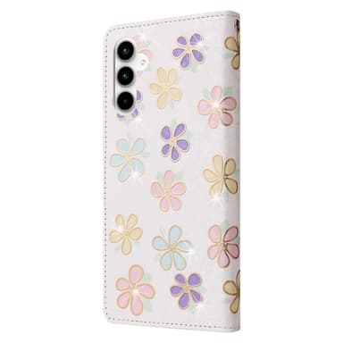 Til Samsung Galaxy A35 Lommebok-deksel Blomster