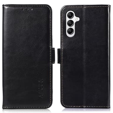 ABEEL Til Samsung Galaxy A55 Skinn Magnetisk Veske Crazy Horse Texture