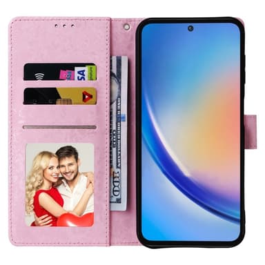 Til Samsung Galaxy A35 Lommebok-deksel Blomster