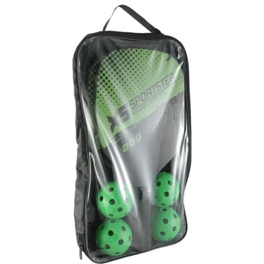 Pickle Ball racketsett Padlesett 2 racketer 4 sylteballer