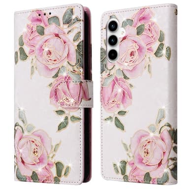 Til Samsung Galaxy A35 Lommebok-deksel Blomster