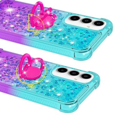 YB Quicksand Series-8 til Samsung Galaxy A35 termoplastisk polyuretan deksel Glitter