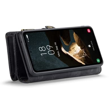 Til Samsung Galaxy A55 5G Caseme Retro Lommebok-deksel - Svart