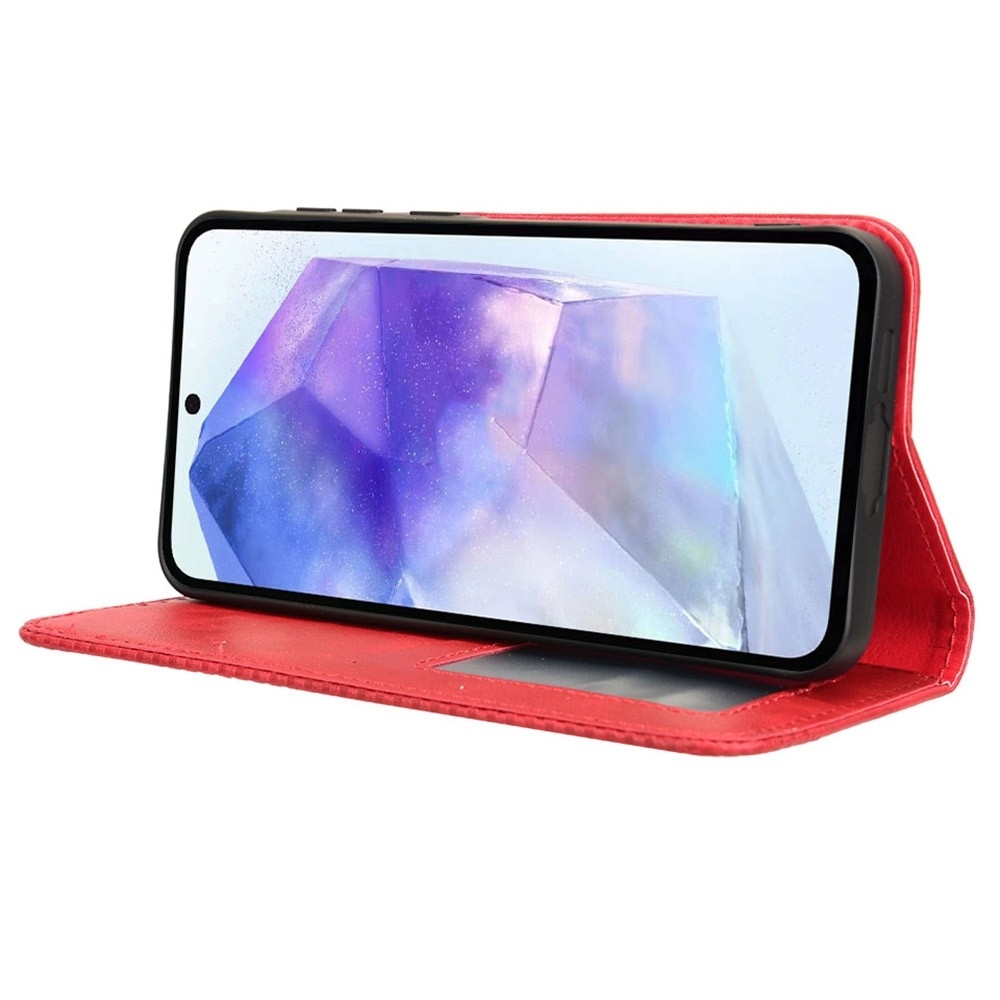 Lommebok-deksel Til Samsung Galaxy A35 5G - Rød