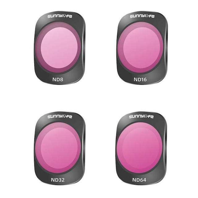 4-pak Sunnylife ND8/ND16/ND32/ND64 filter DJI Osmo Pocket 3