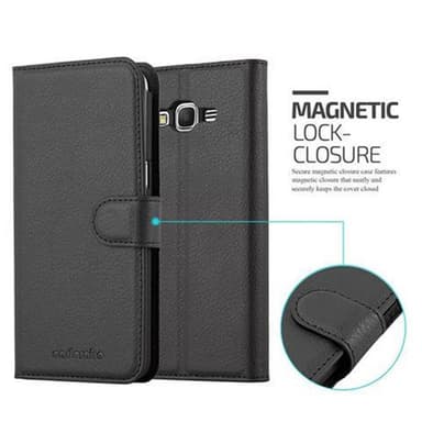 Samsung Galaxy GRAND PRIME lommebokdeksel etui (svart)