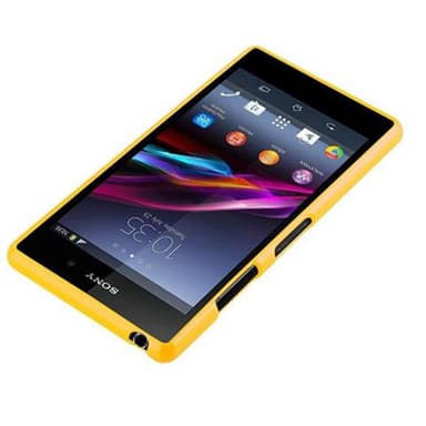 Sony Xperia Z1 Deksel Case Cover (gul)