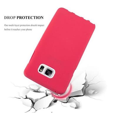 Samsung Galaxy NOTE 5 silikondeksel case (rød)