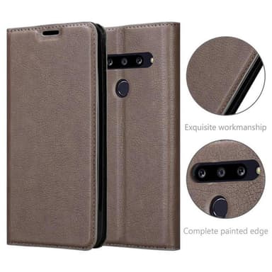 LG G8S lommebokdeksel case (brun)