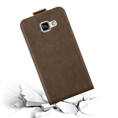 Samsung Galaxy A3 2016 deksel flip cover (brun)