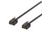 U/UTP Cat6a patch cable, flat, 3m, 1mm thick, black