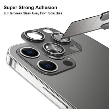 Fulldekkende linsedeksel for iPhone 13 Pro / 13 Pro Max Black