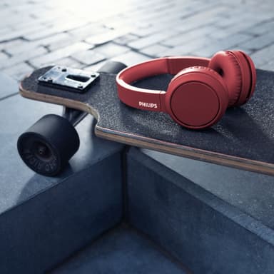 On-ear Bluetooth-hodetelefoner Rød