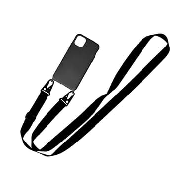 TPU telefondeksel med snor Sort iPhone 13 Pro Max
