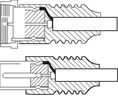 SAT/antenneadapterkabel (<70 dB), 2x skjermet