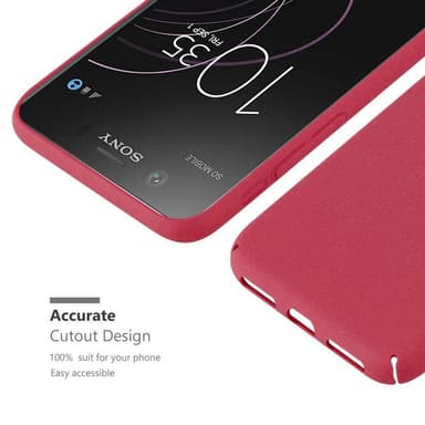 Sony Xperia XZ1 COMPACT Hardt Deksel Cover (rød)