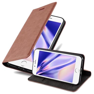 iPhone 6 PLUS / 6S PLUS lommebokdeksel case (brun)