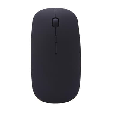 Trådløs datamus - Bluetooth, oppladbar, svart