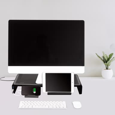 Skjermstativ 63 cm med USB-hub 3-port