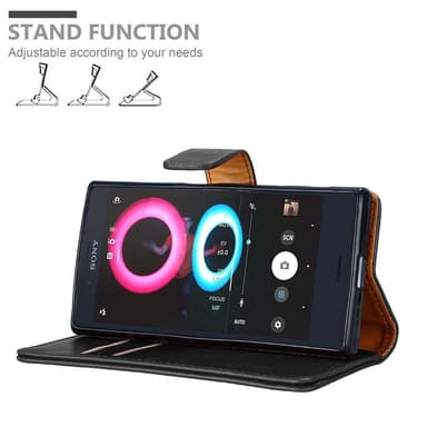Sony Xperia X COMPACT lommebokdeksel etui (svart)
