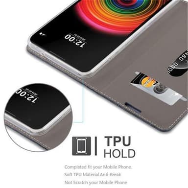 LG X POWER lommebokdeksel etui (blå)