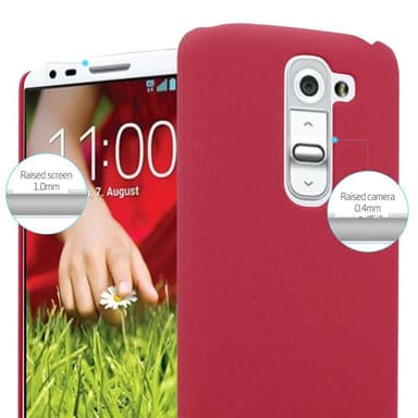 LG G2 MINI Hardt Deksel Cover (rød)